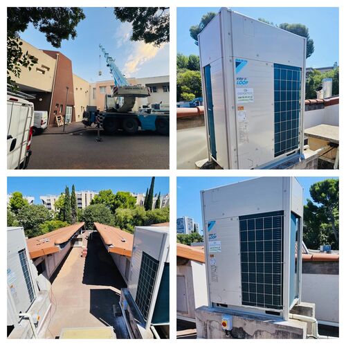 Remplacement de deux groupes VRV Daikin à la maison de retraite Saint-Joseph à Marseille