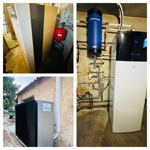 Cabriès : remplacement d'une chaudière fuel par une pompe à chaleur Daikin